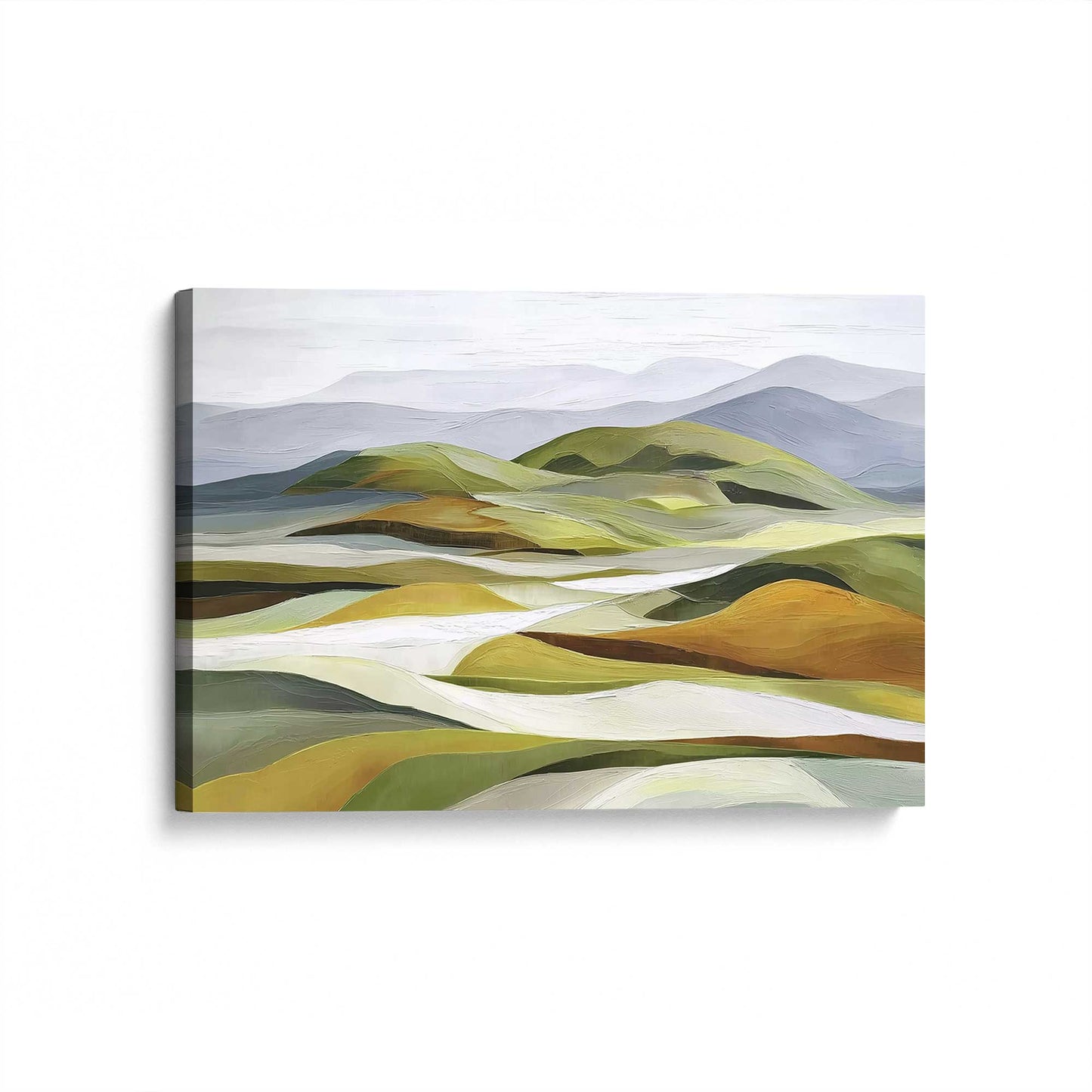 [Color:Stretched Canvas], Picture of art at an angle