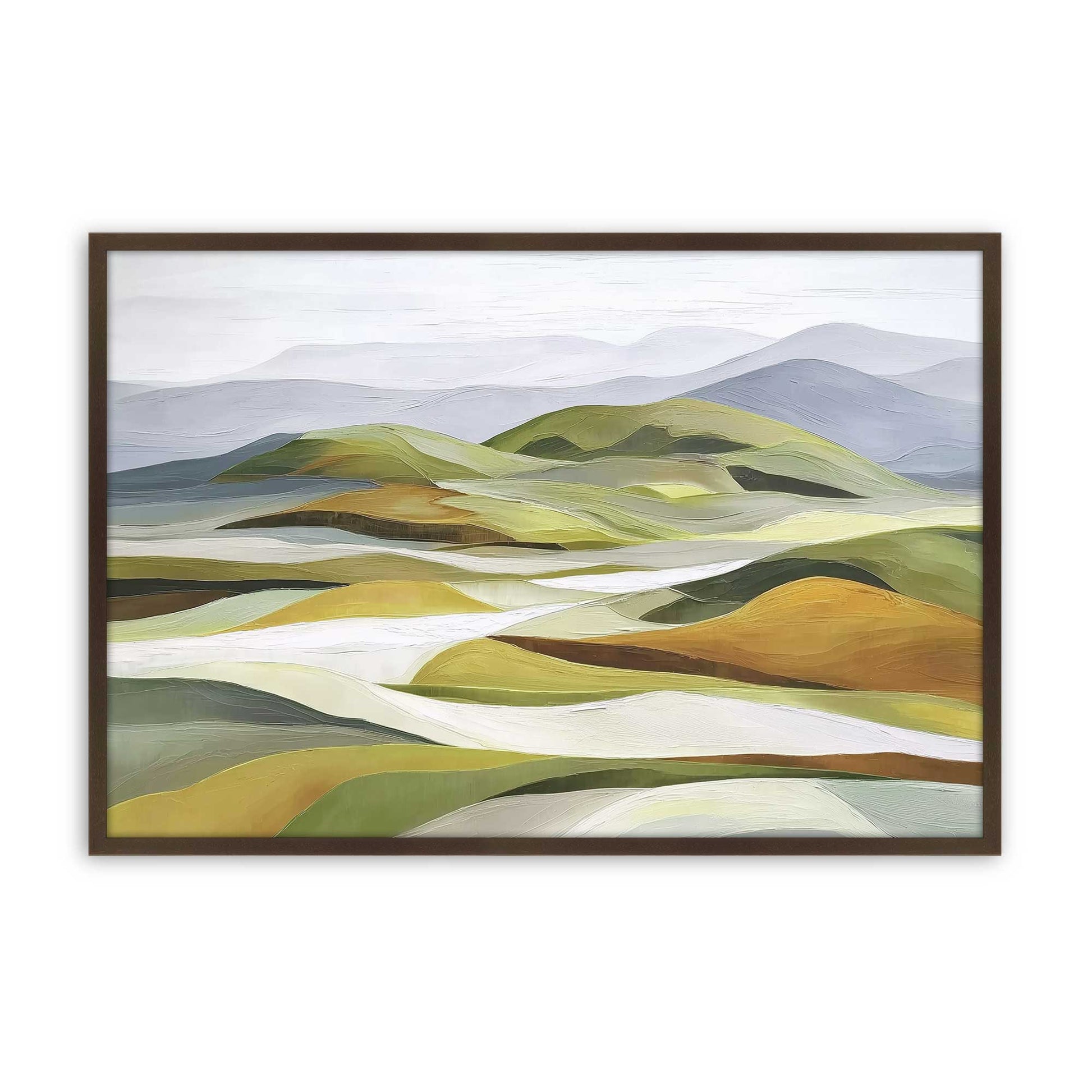 [Color:Belvinder Brown], Picture of art in a Belvinder Brown frame