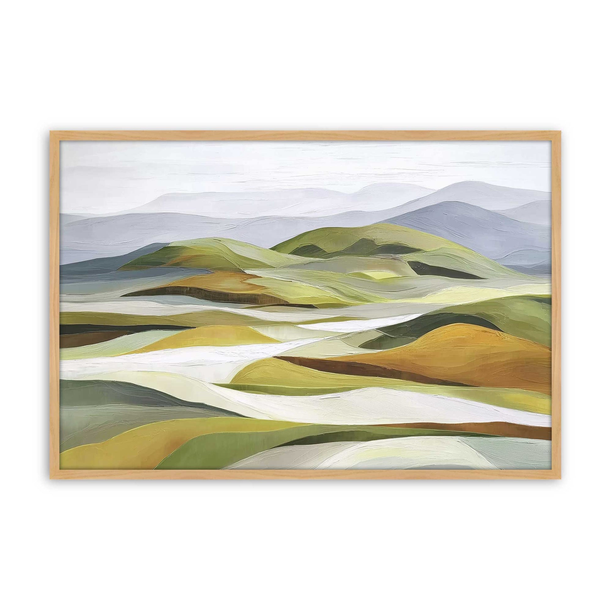 [Color:American Maple], Picture of art in a American Maple frame