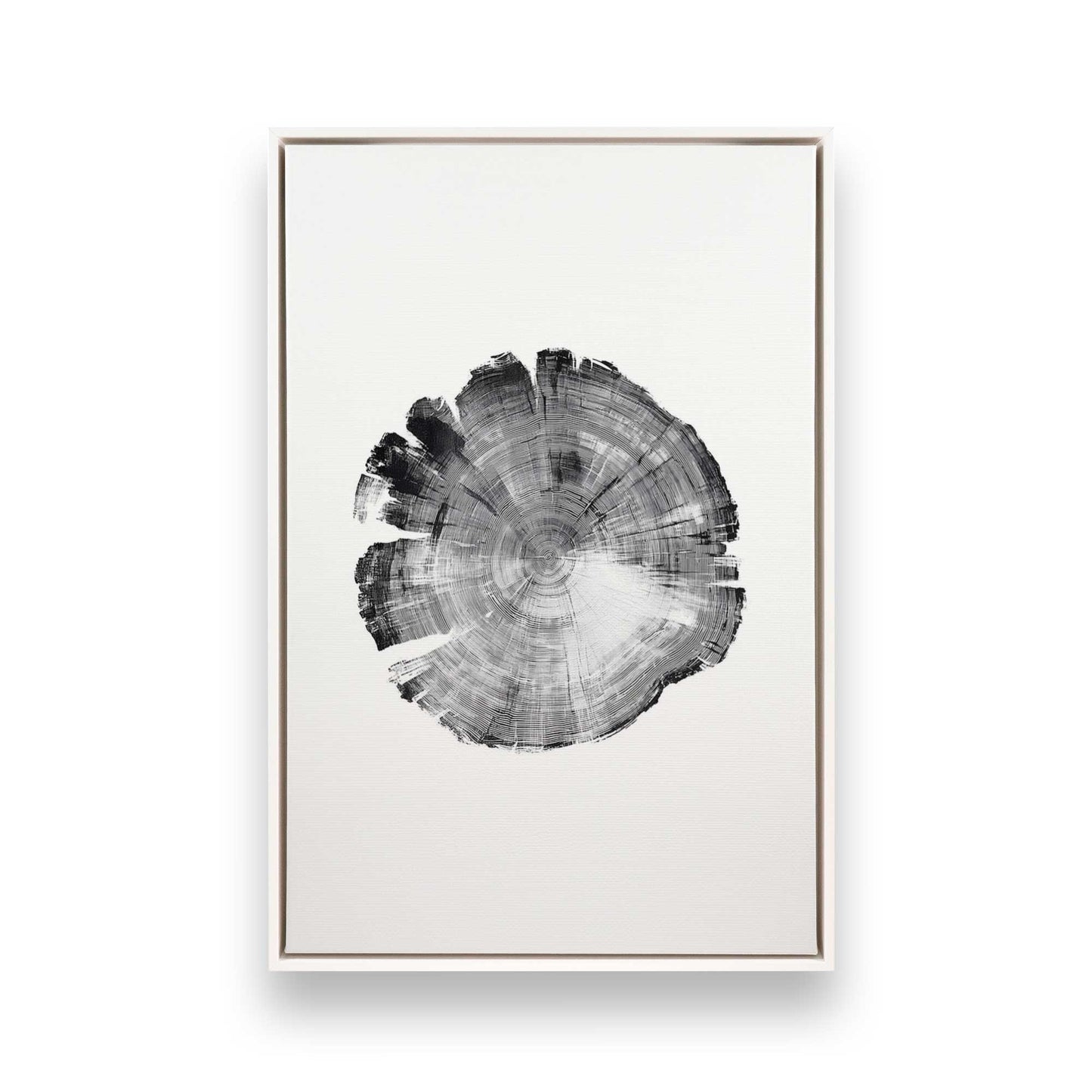 [Color:Opaque White], Picture of art in a White frame