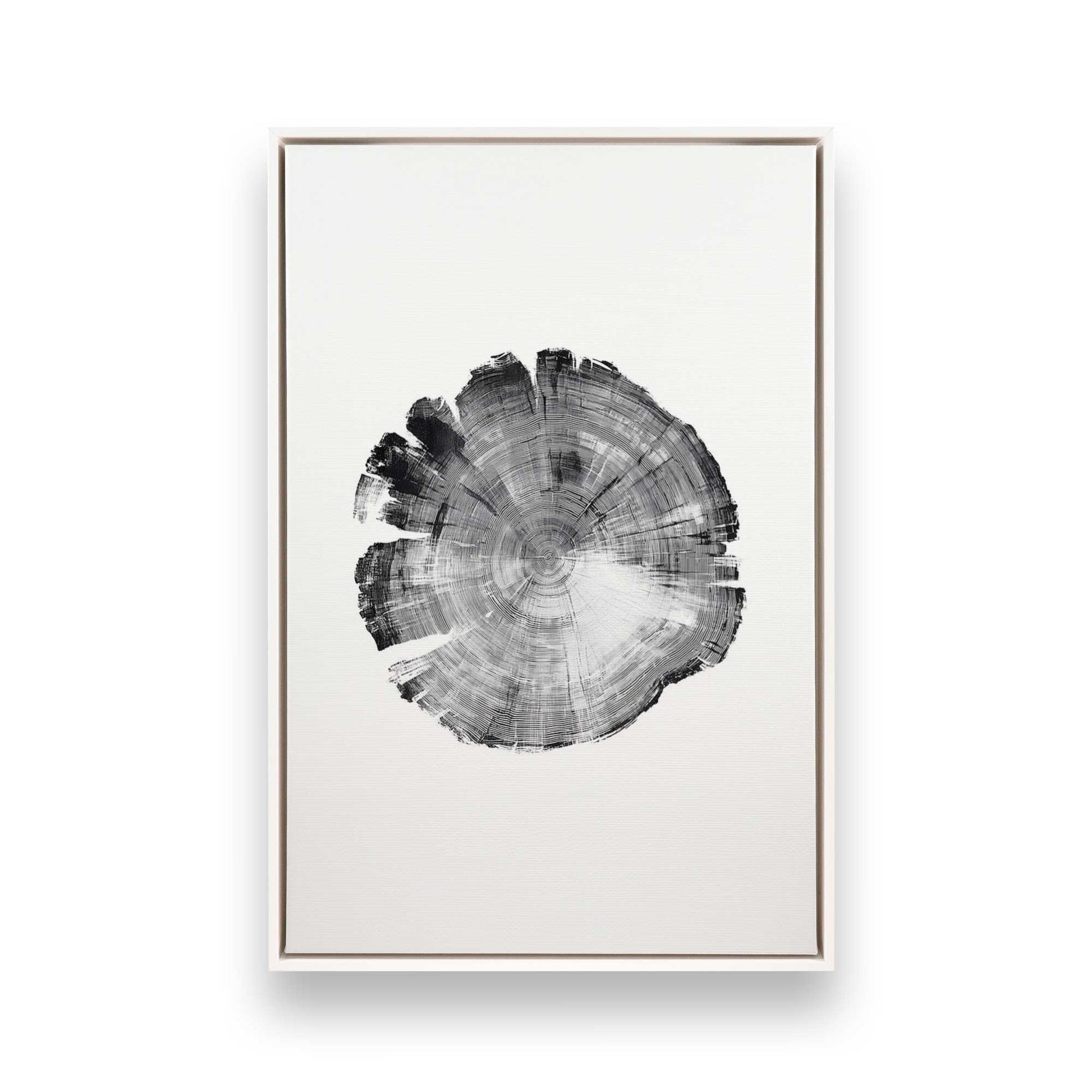 [Color:Opaque White], Picture of art in a White frame