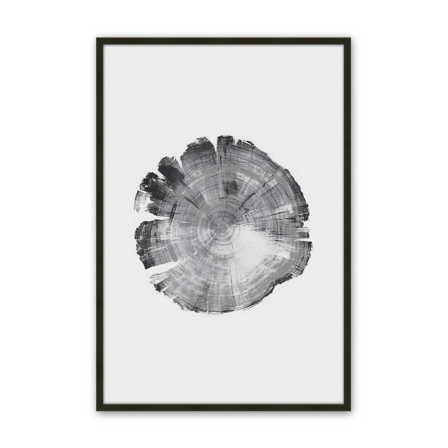 [Color:Satin Black], Picture of art in a Satin Black frame