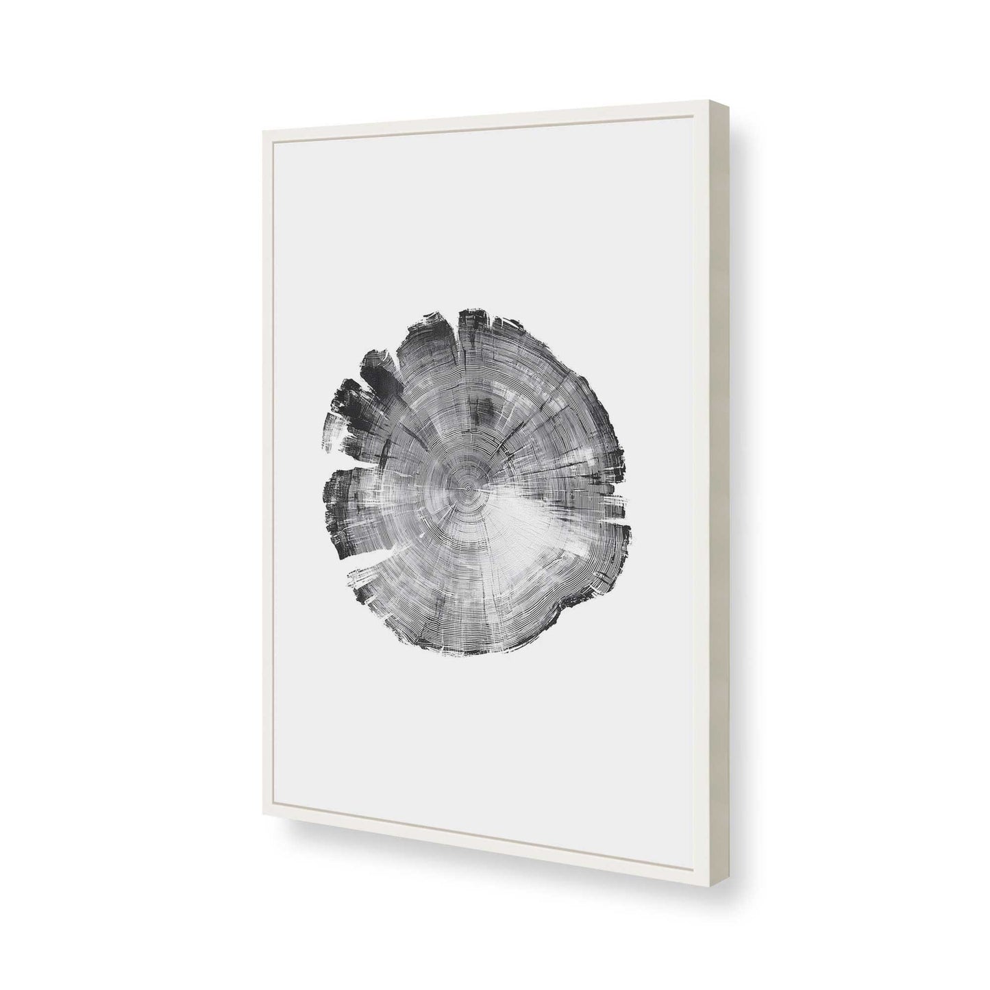 [Color:Opaque White], Picture of art in a Opaque White frame of the corner