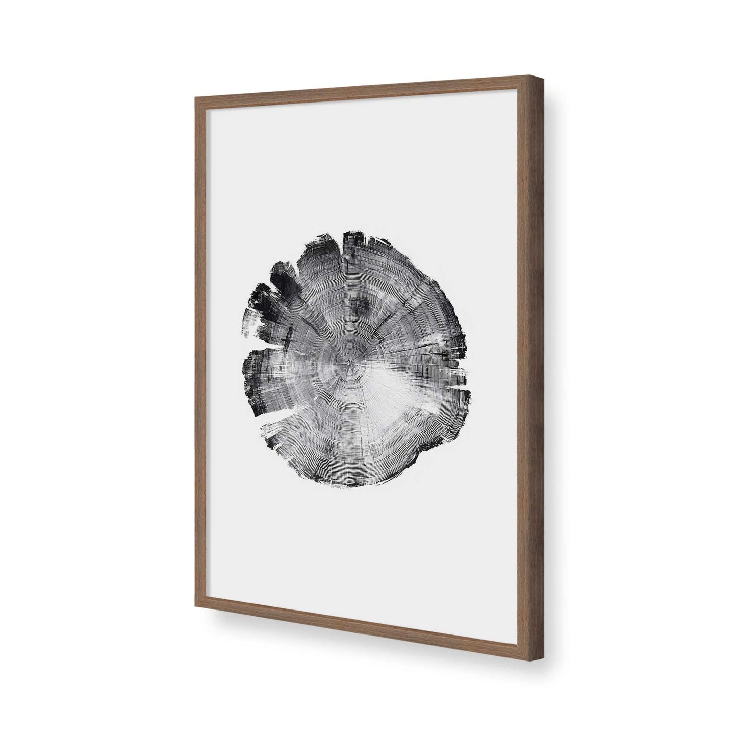[Color:Walnut], Picture of art in a Walnut frame of the corner