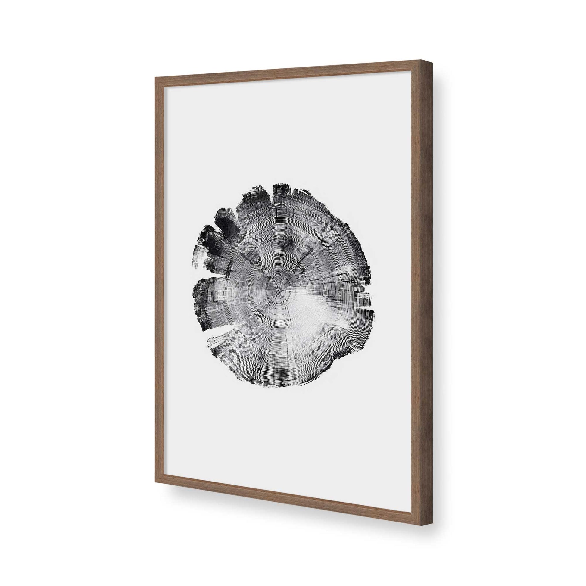 [Color:Walnut], Picture of art in a Walnut frame of the corner
