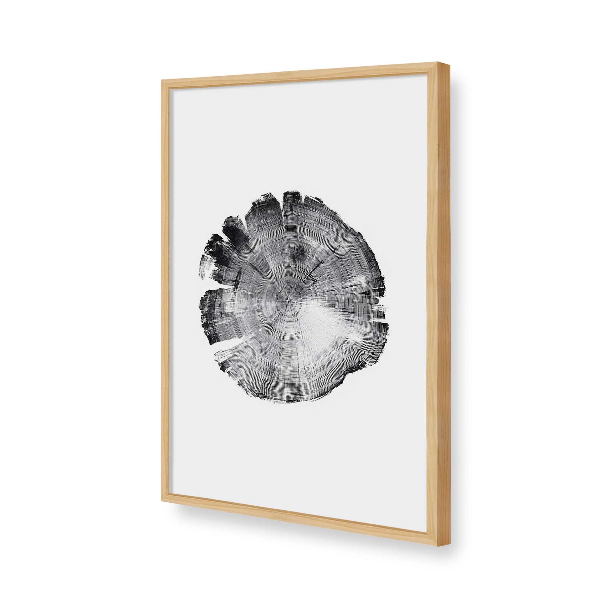 [Color:American Maple], Picture of art in a American Maple frame of the corner