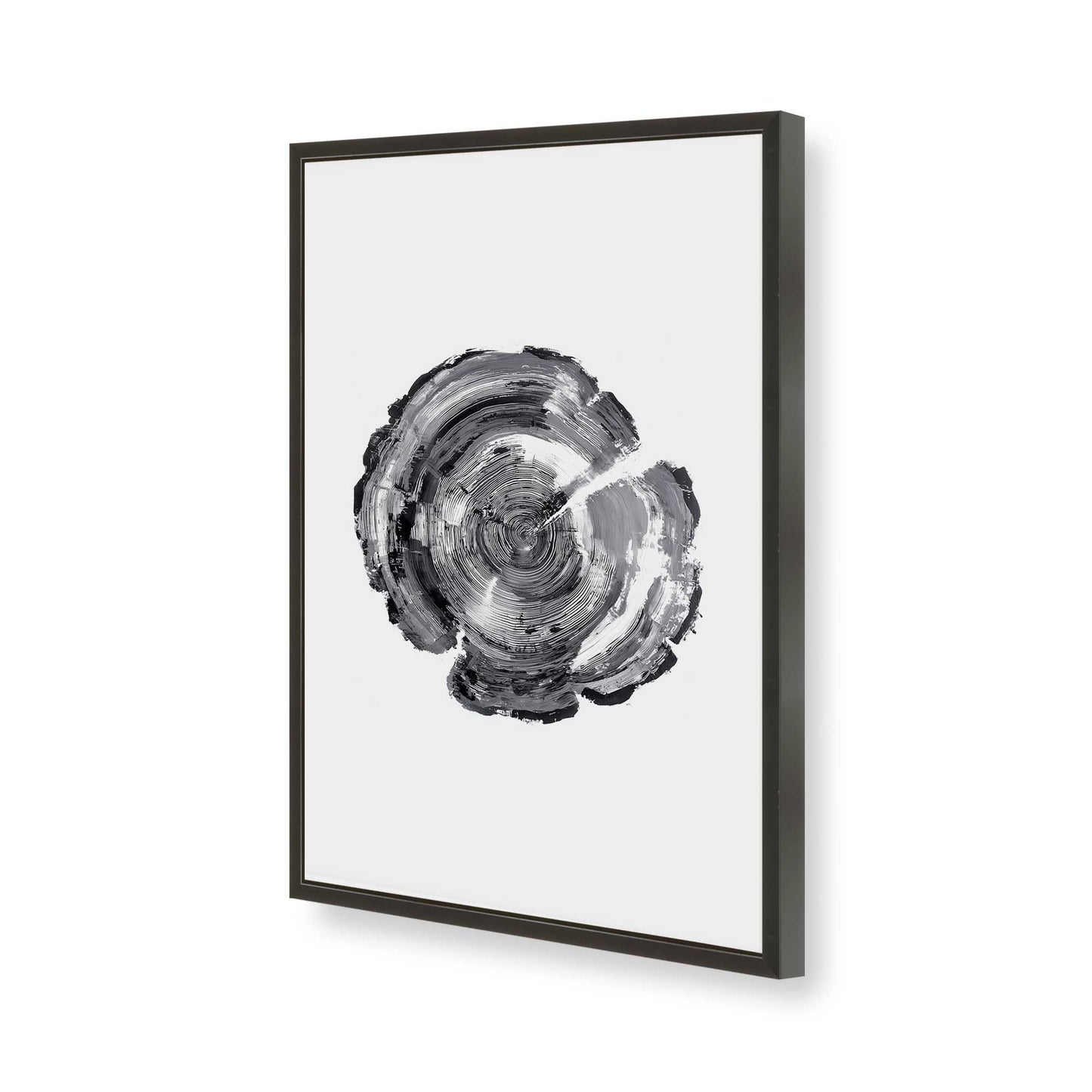 [Color:Satin Black], Picture of art in a Satin Black frame of the corner