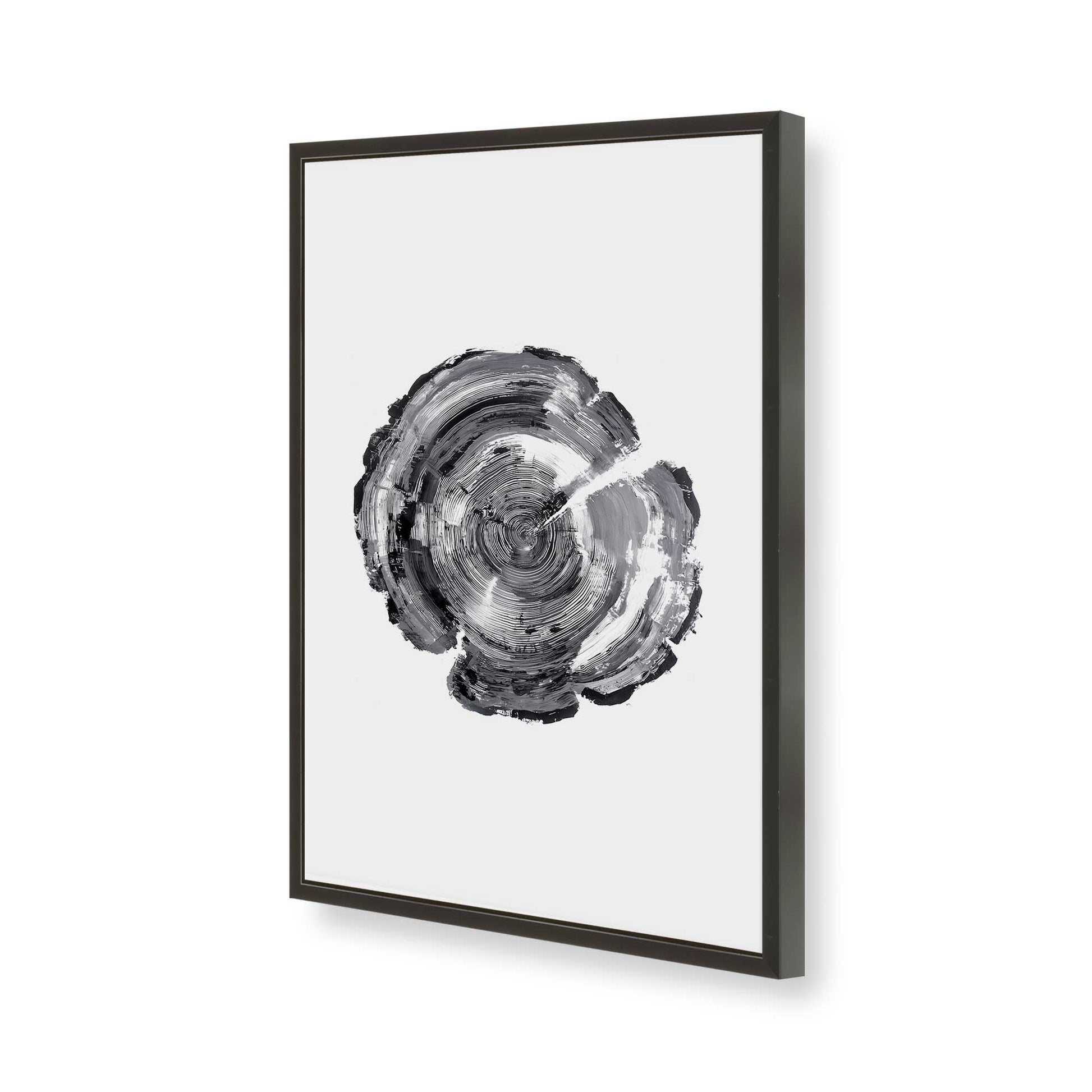 [Color:Satin Black], Picture of art in a Satin Black frame of the corner