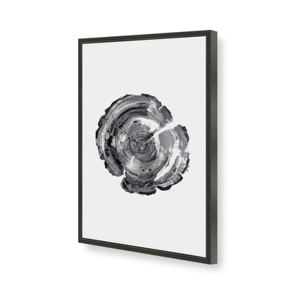 [Color:Satin Black], Picture of art in a Satin Black frame of the corner
