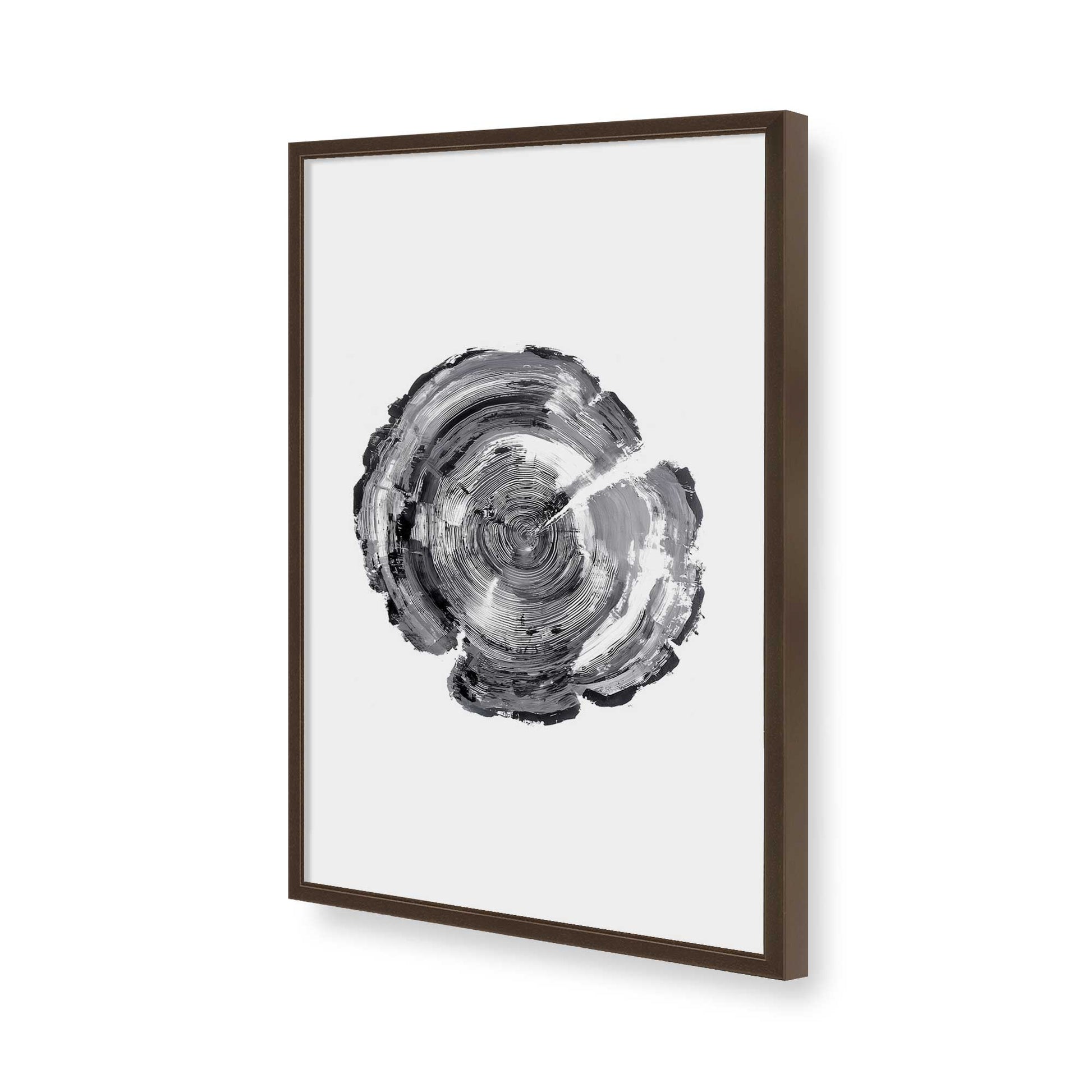 [Color:Brown], Picture of art in a Brown frame of the corner