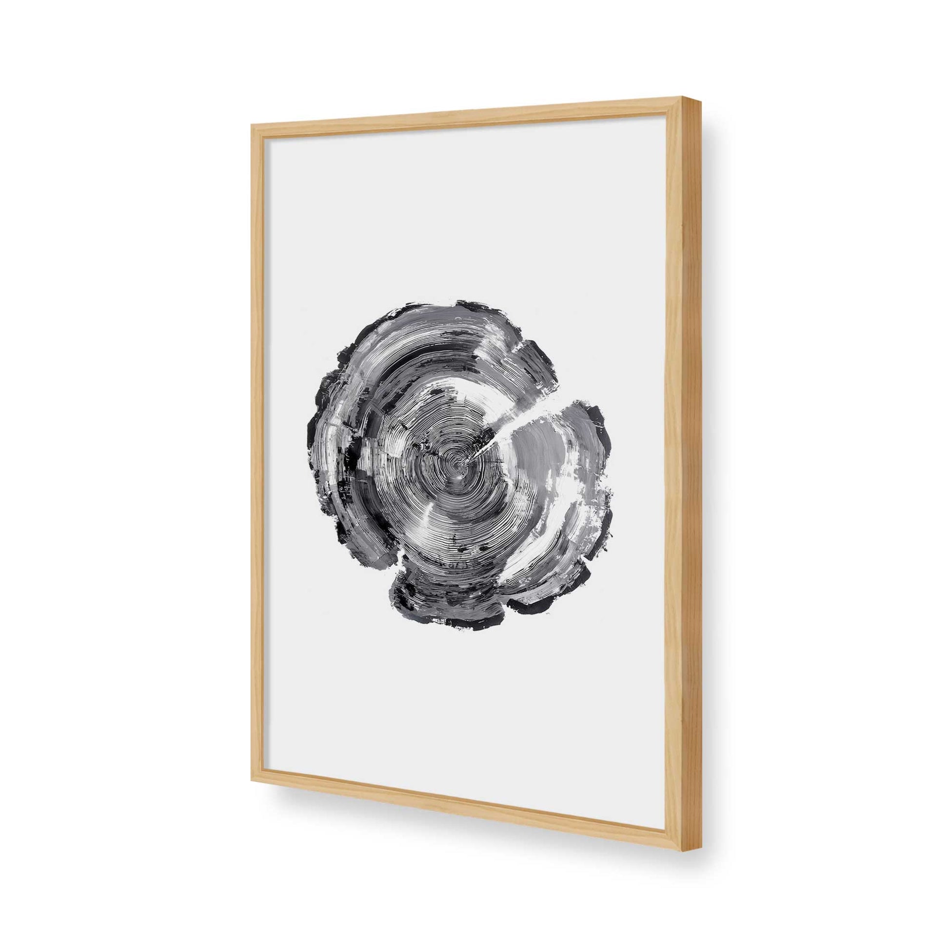 [Color:American Maple], Picture of art in a American Maple frame of the corner