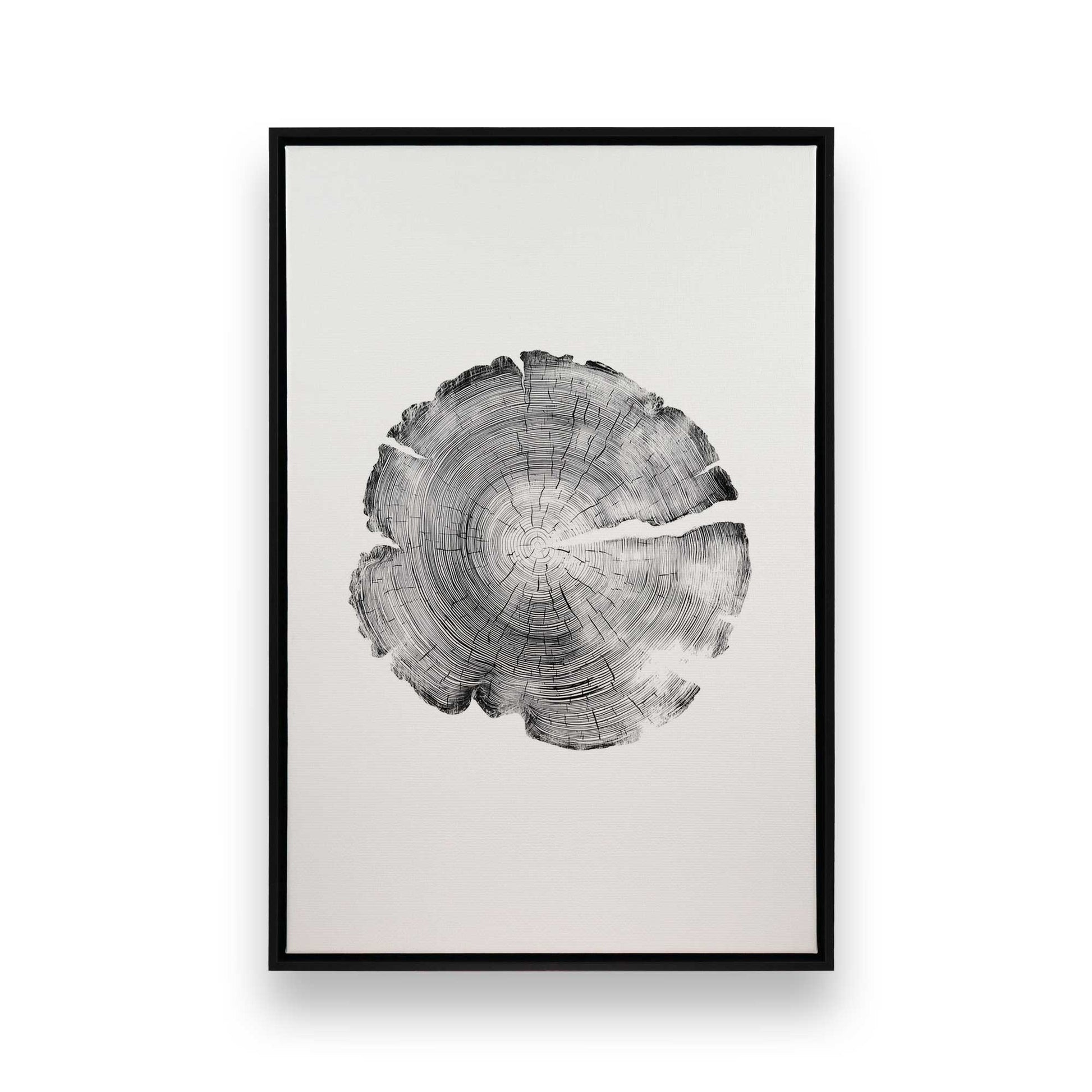 [Color:Satin Black], Picture of art in a Satin Black frame