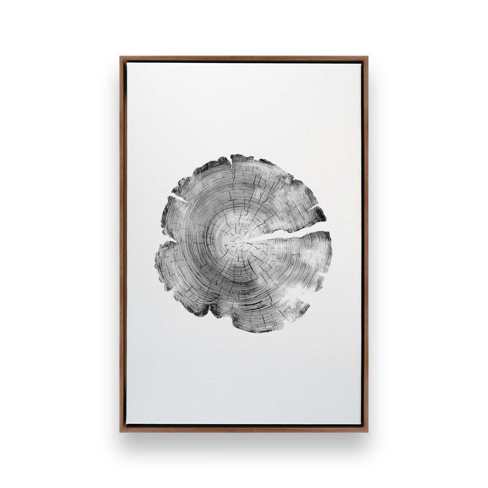 [Color:Walnut], Picture of art in a Walnut frame