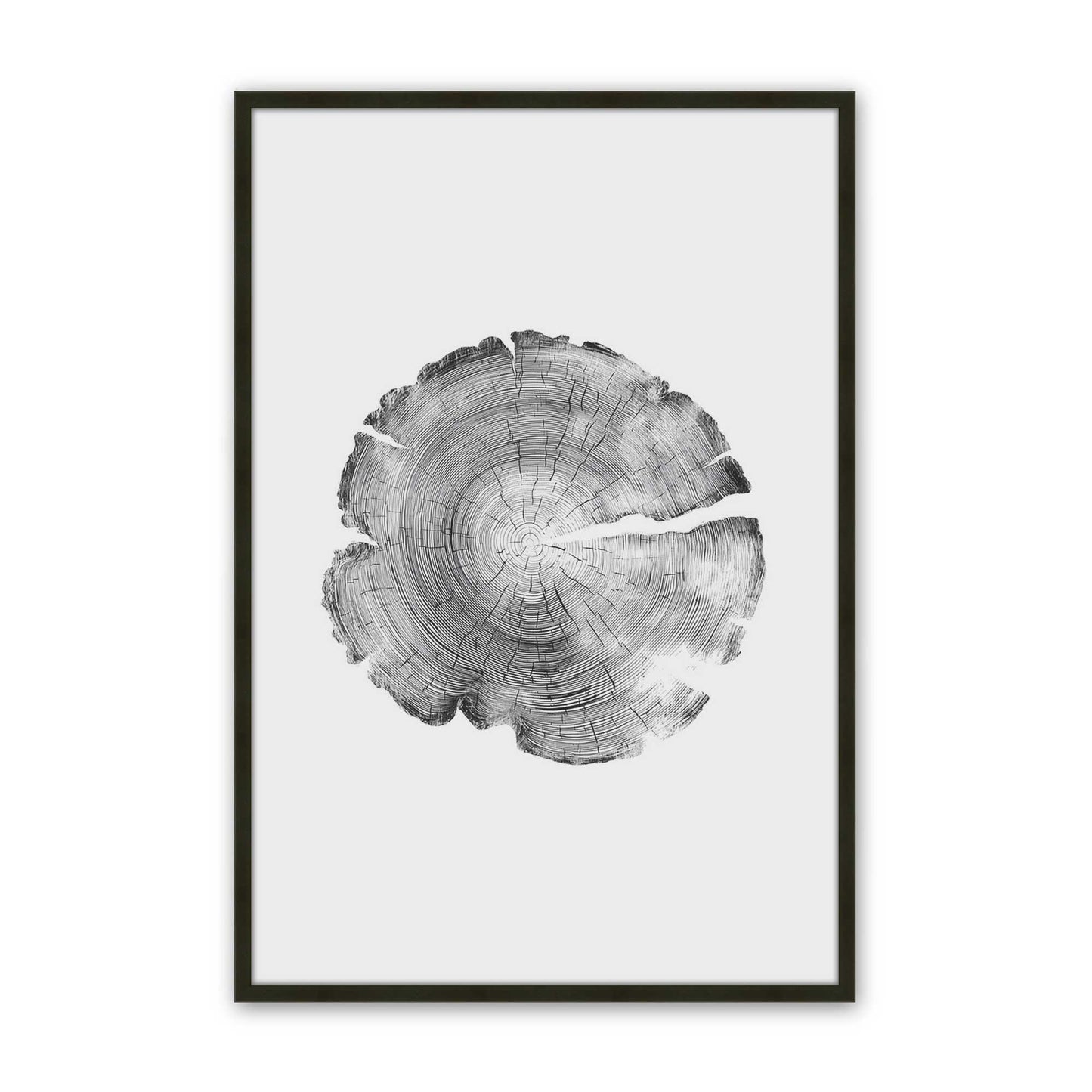 [Color:Satin Black], Picture of art in a Satin Black frame