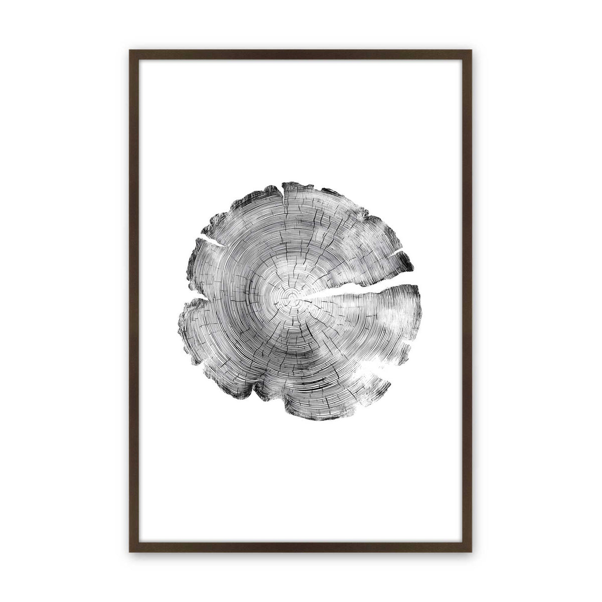 [Color:Belvinder Brown], Picture of art in a Belvinder Brown frame