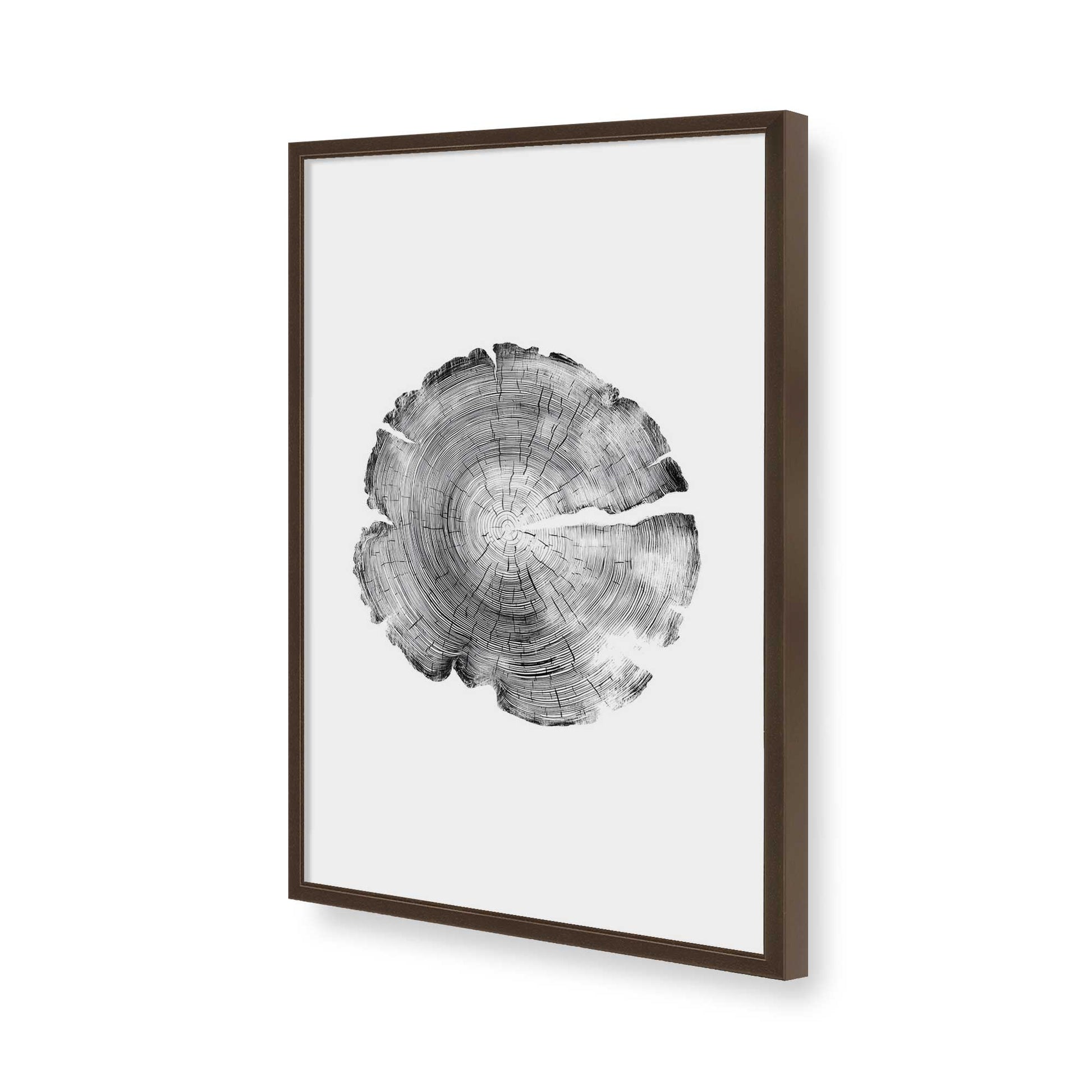 [Color:Brown], Picture of art in a Brown frame of the corner