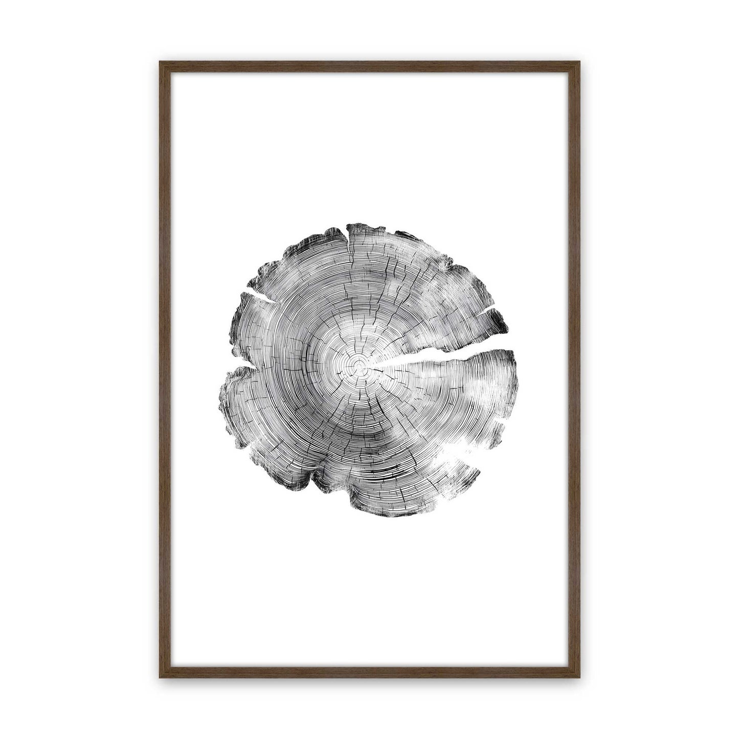 [Color:Walnut], Picture of art in a Walnut frame