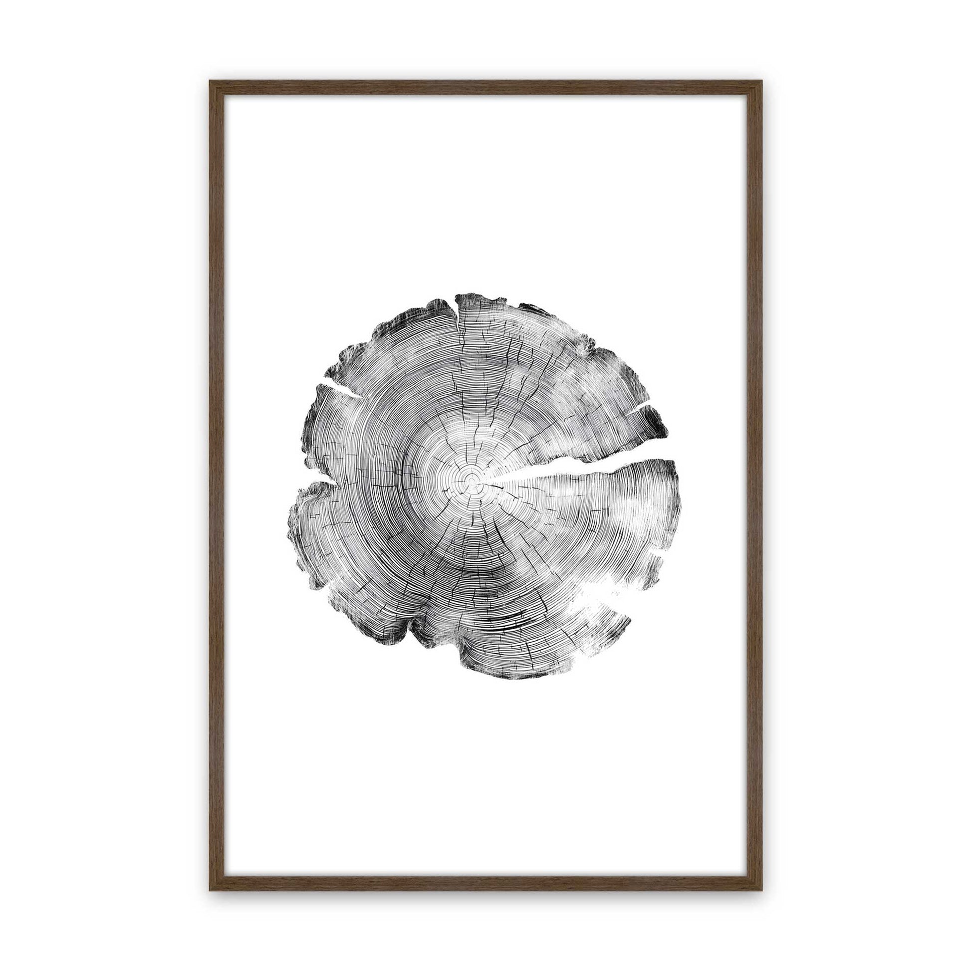 [Color:Walnut], Picture of art in a Walnut frame