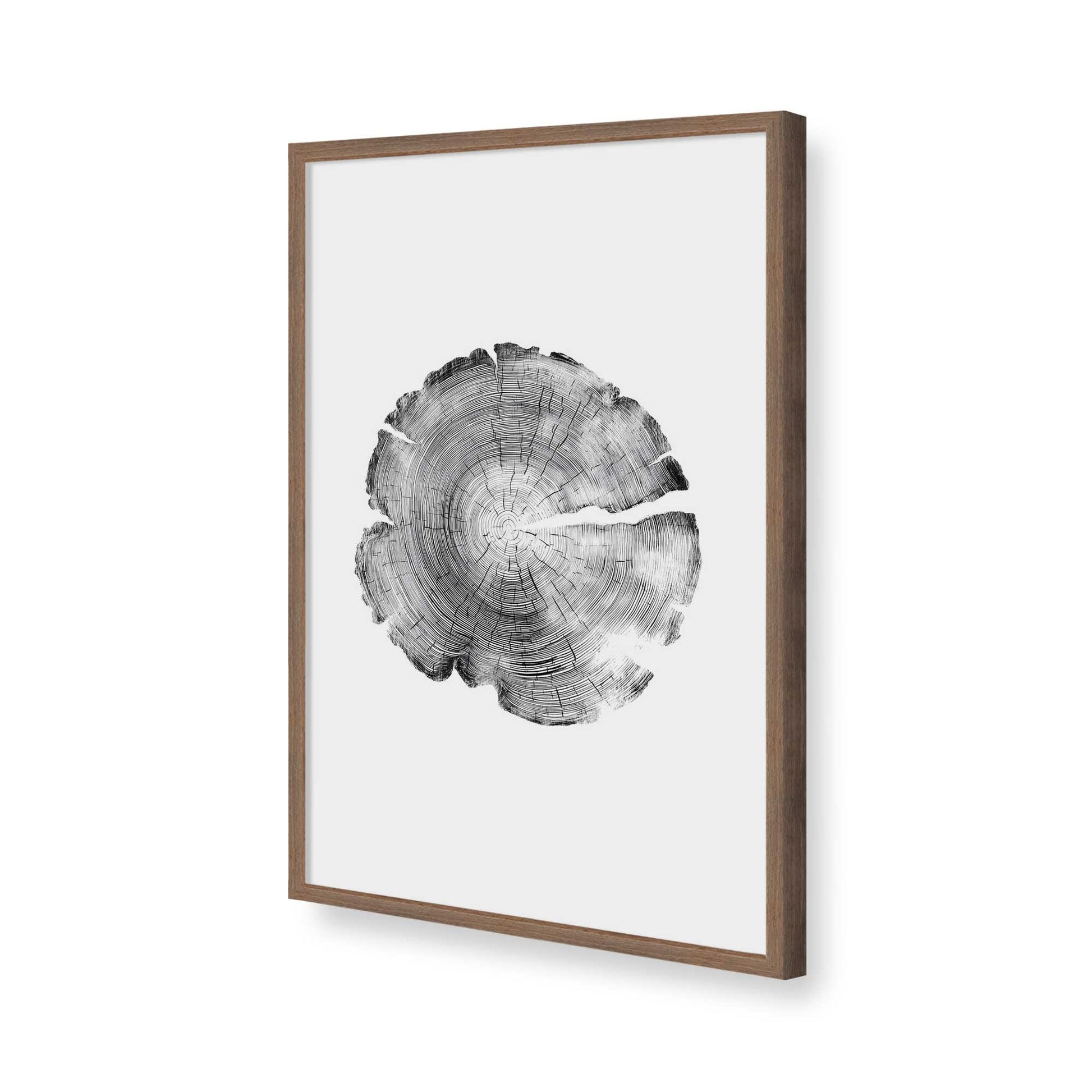 [Color:Walnut], Picture of art in a Walnut frame of the corner