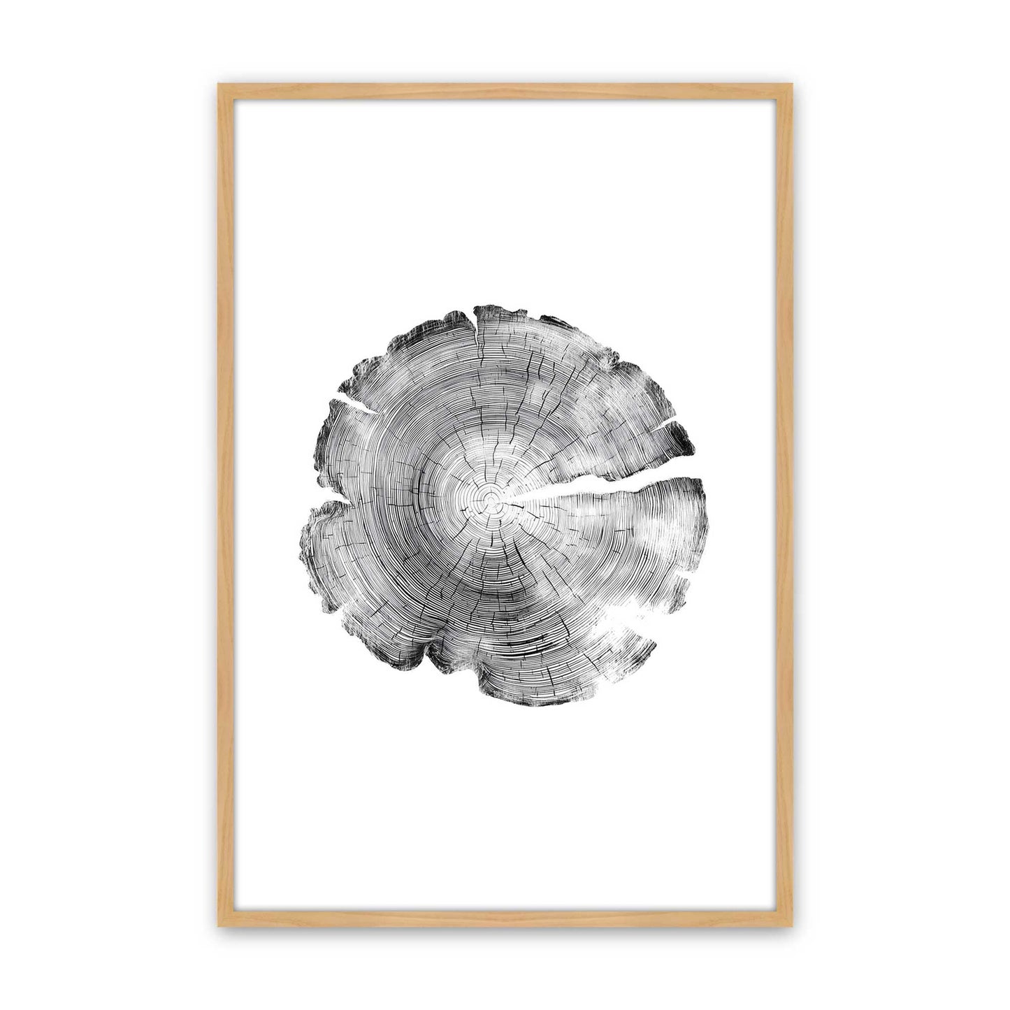 [Color:American Maple], Picture of art in an American Maple frame