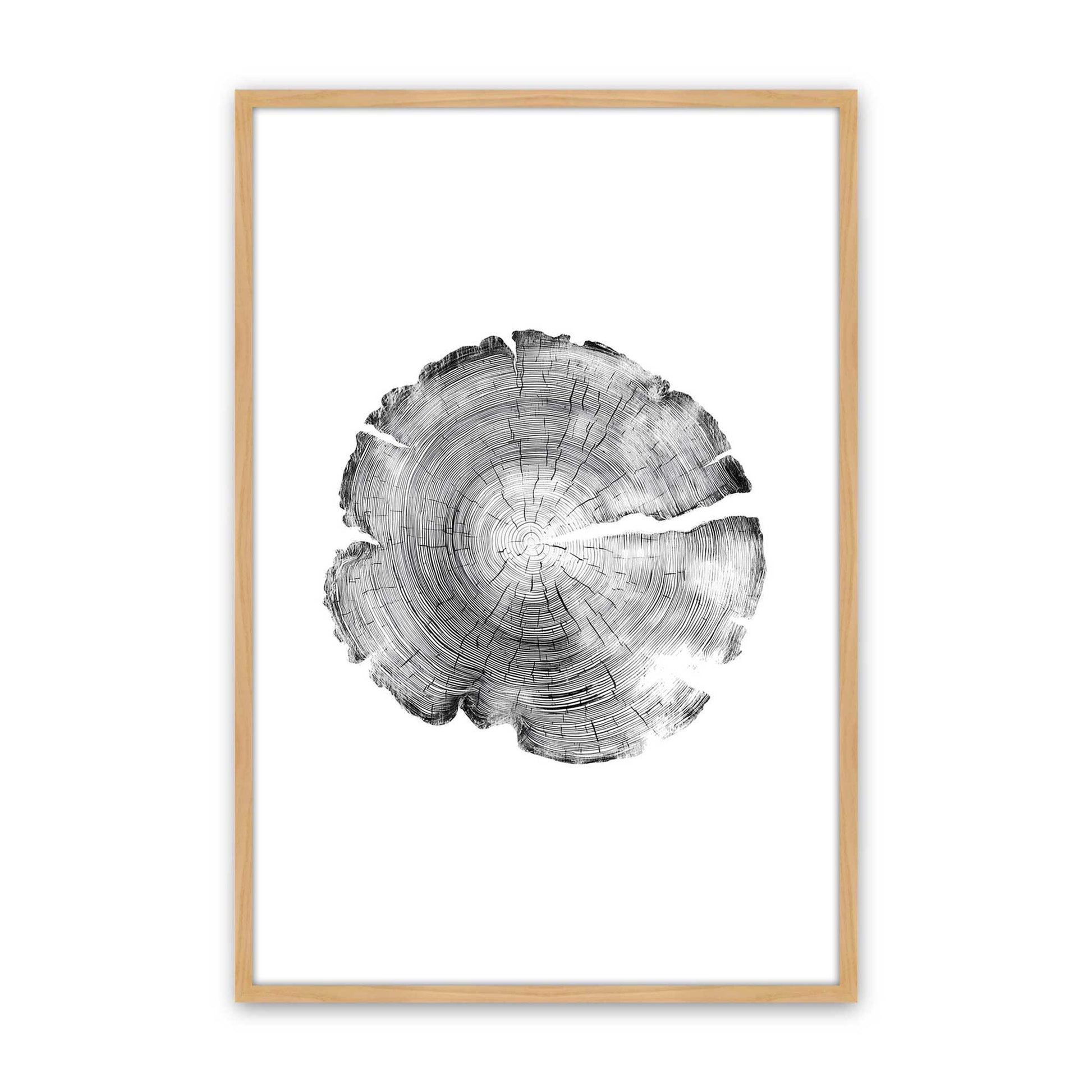 [Color:American Maple], Picture of art in a American Maple frame