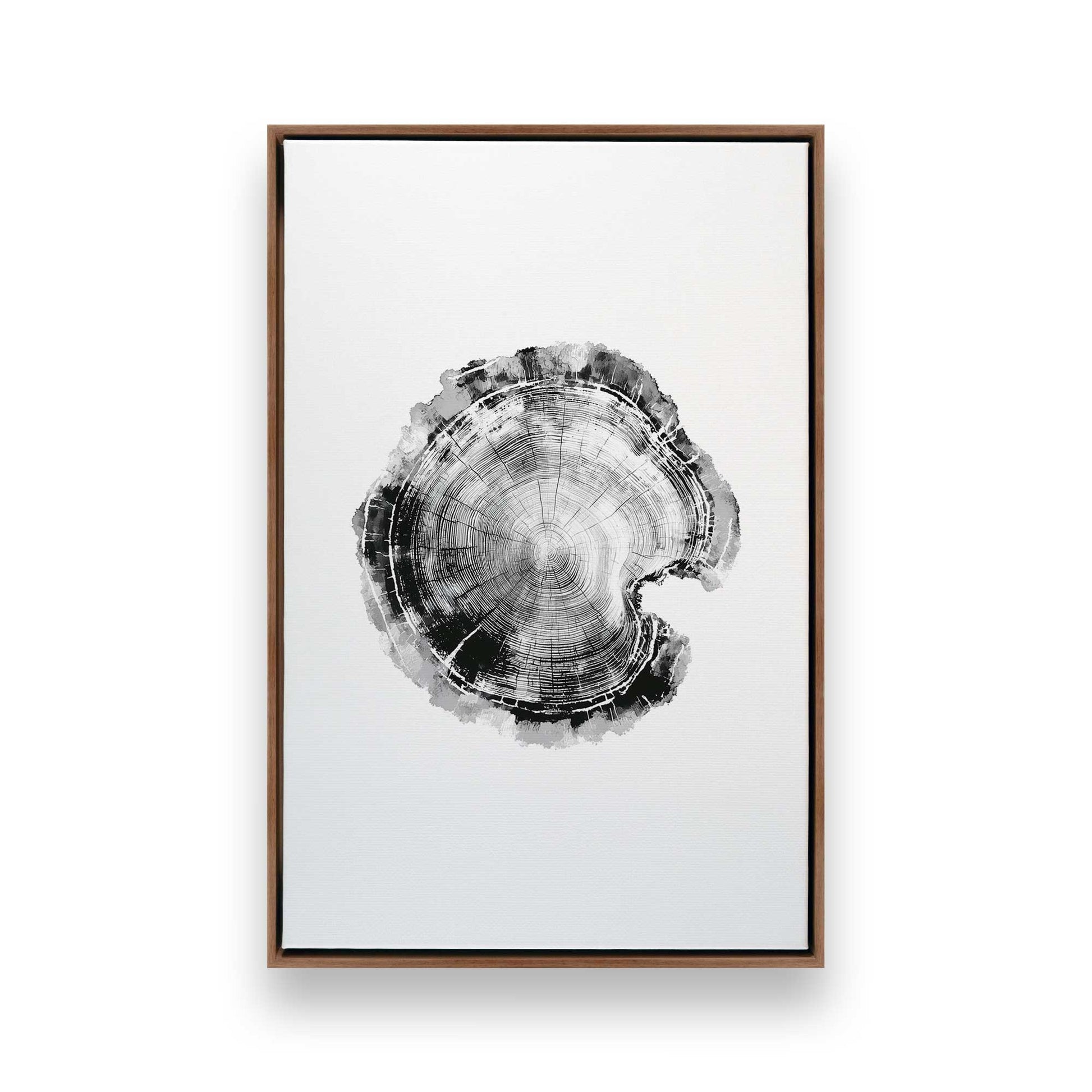 [Color:Walnut], Picture of art in a Walnut frame