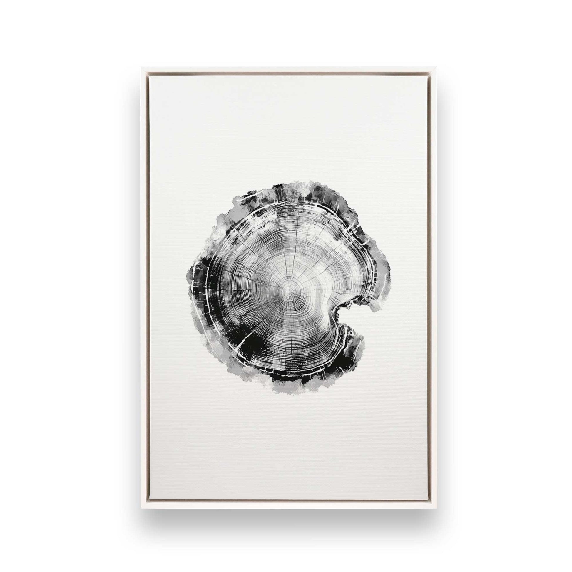 [Color:Opaque White], Picture of art in a White frame