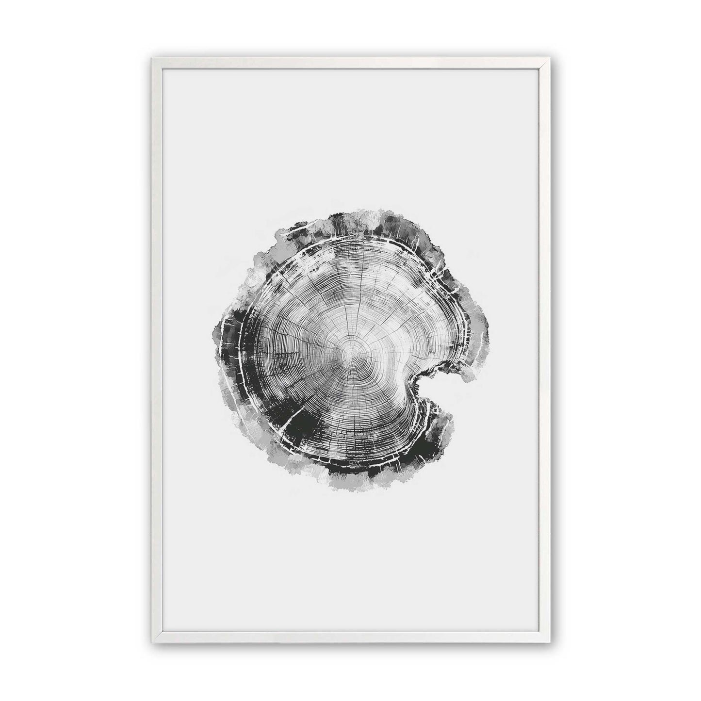 [Color:Opaque White], Picture of art in a Opaque White frame