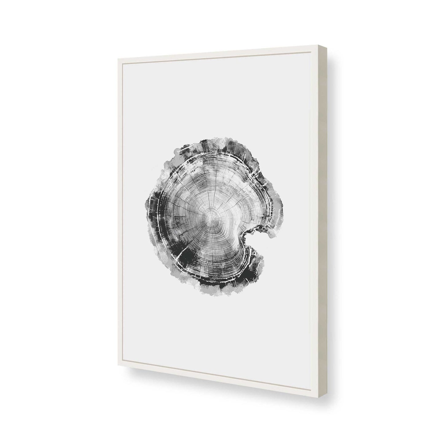 [Color:Opaque White], Picture of art in a Opaque White frame of the corner