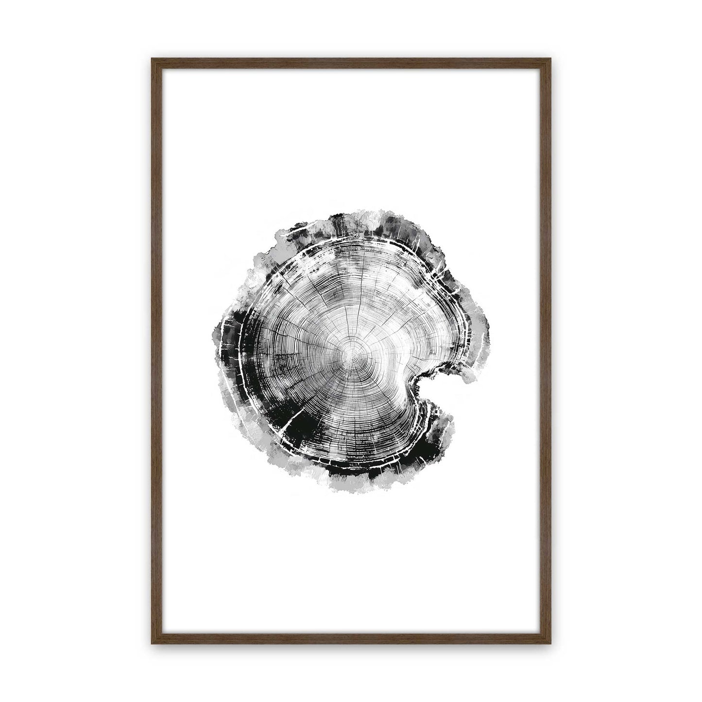 [Color:Walnut], Picture of art in a Walnut frame
