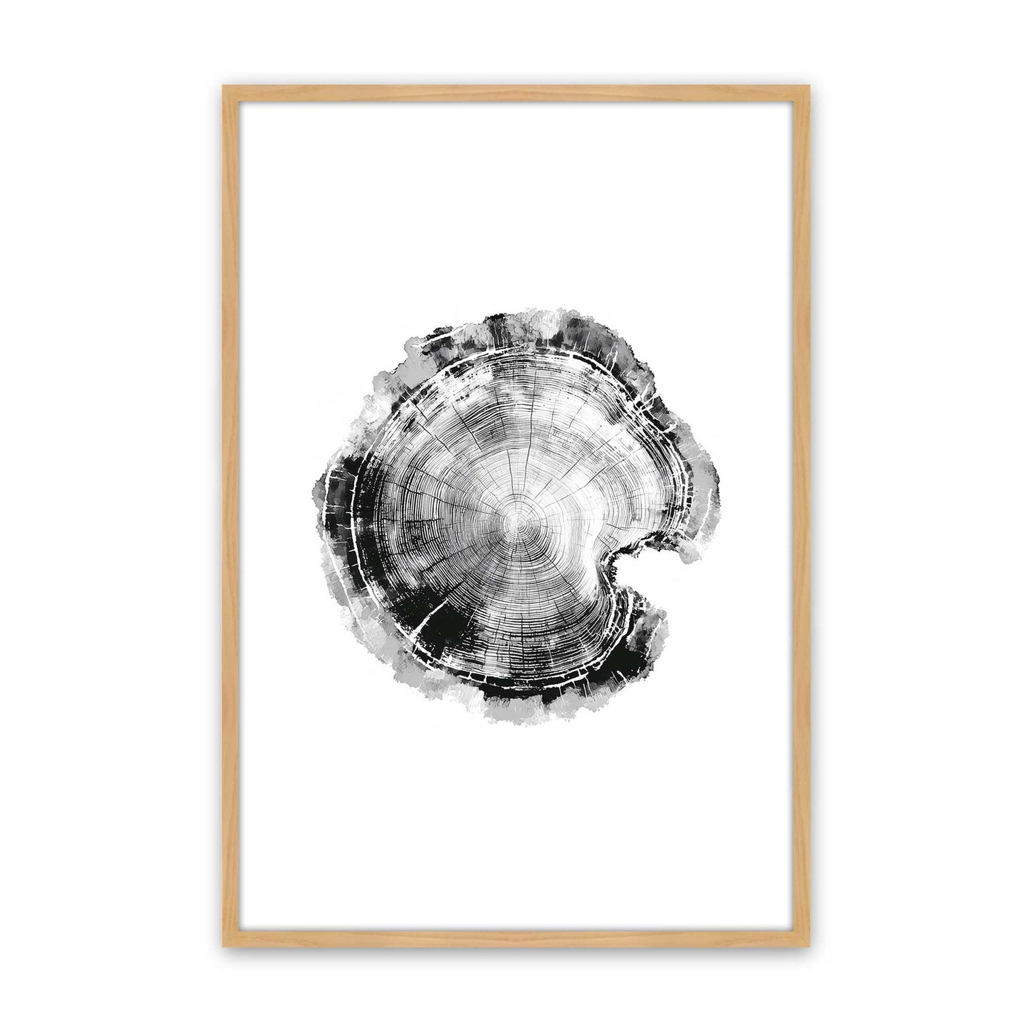 [Color:American Maple], Picture of art in a American Maple frame