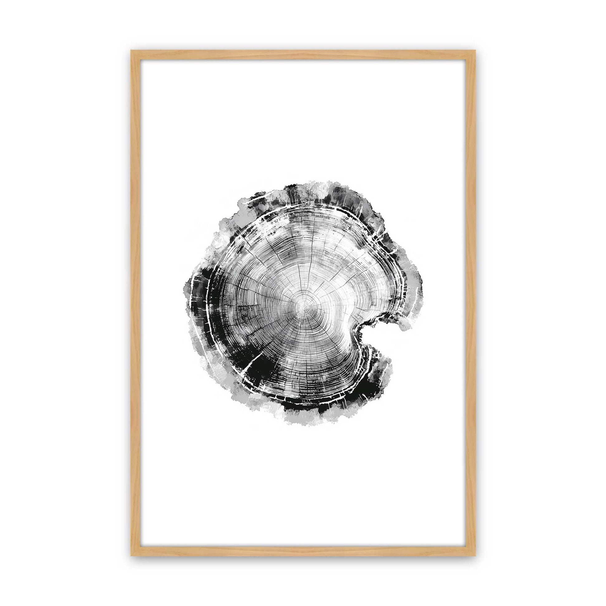 [Color:American Maple], Picture of art in a American Maple frame