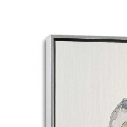[Color:Polished Chrome], Picture of art in a Polished Chrome frame at an angle