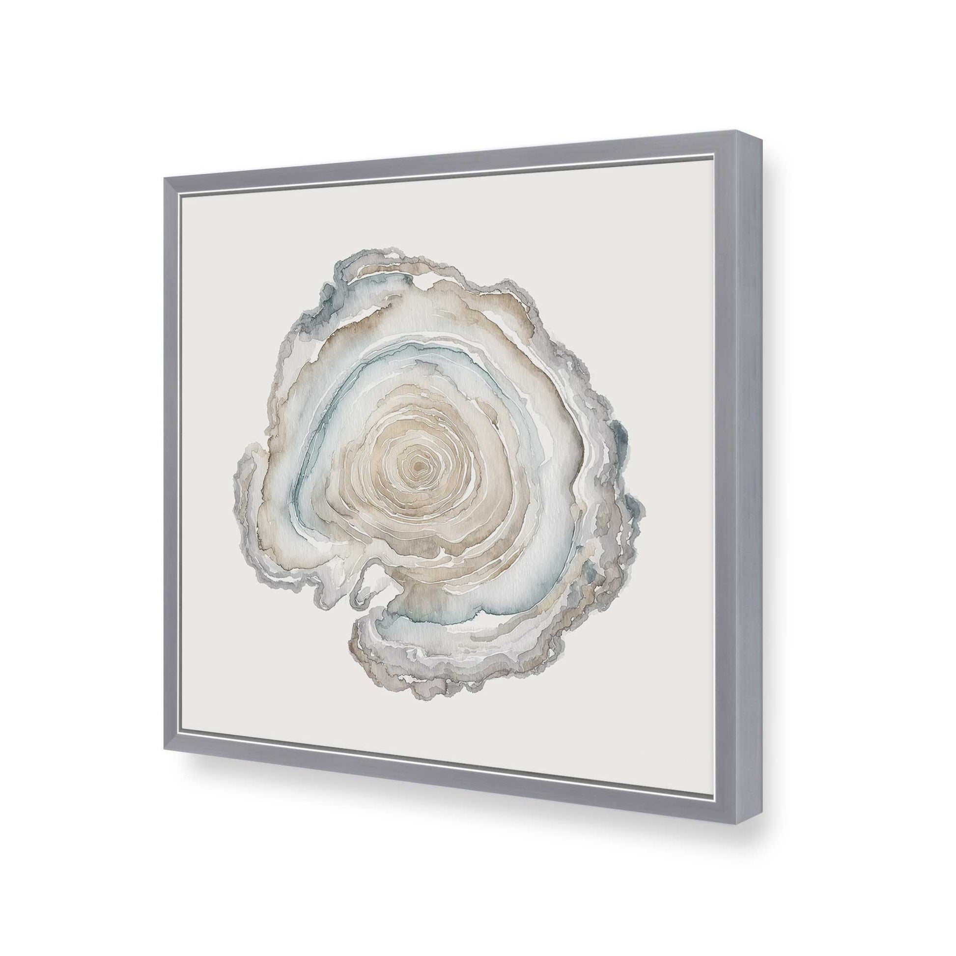 [Color:Polished Chrome], Picture of art in a Polished Chrome frame of the corner