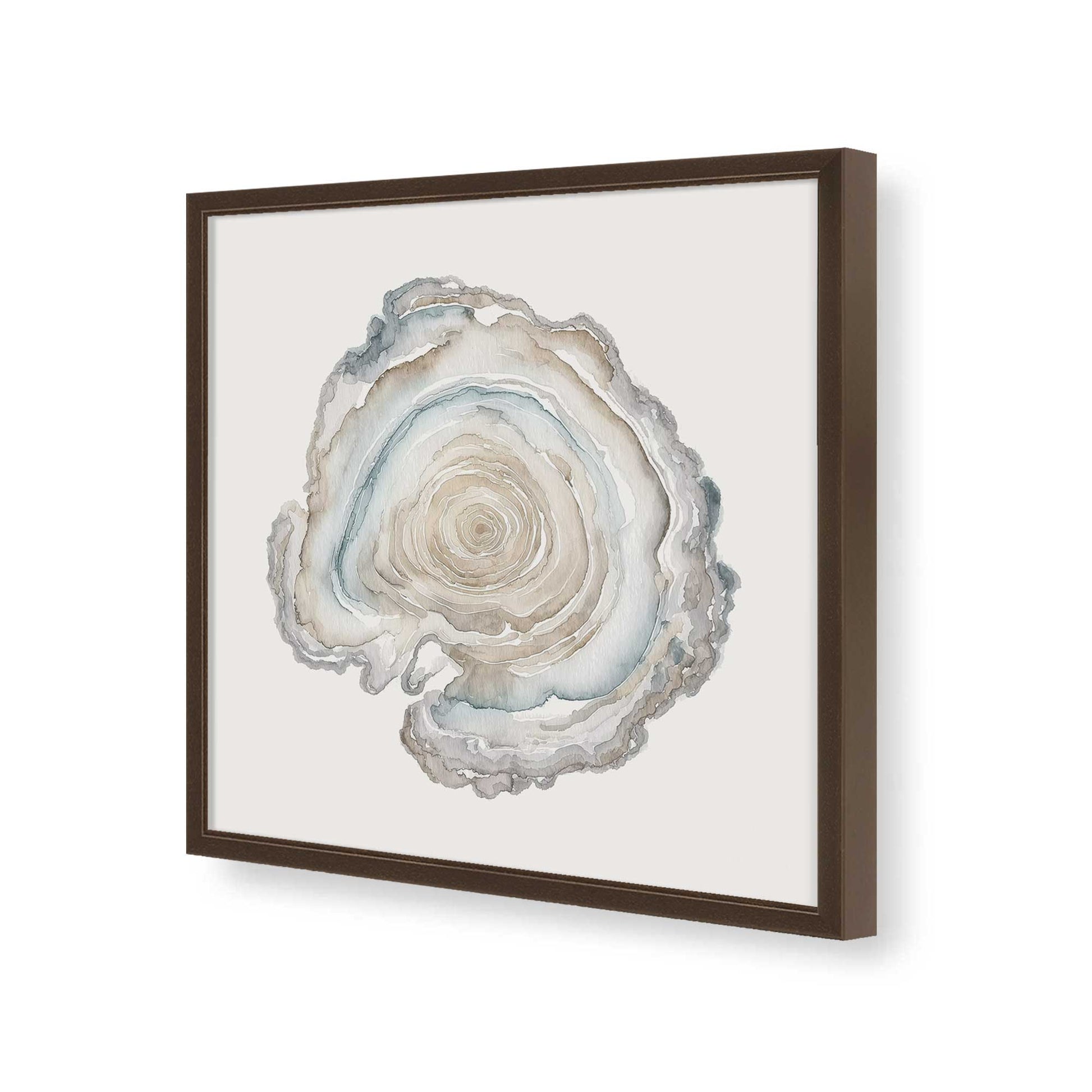 [Color:Espresso], Picture of art in a Espresso frame of the corner
