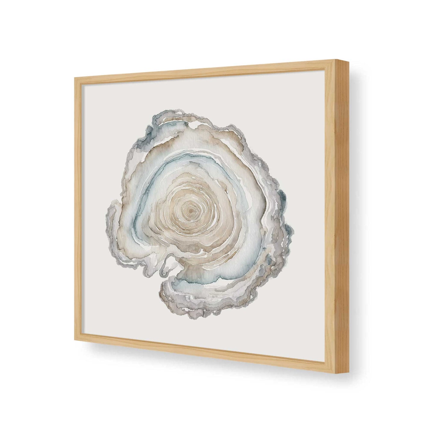 [Color:American Maple], Picture of art in a American Maple frame of the corner