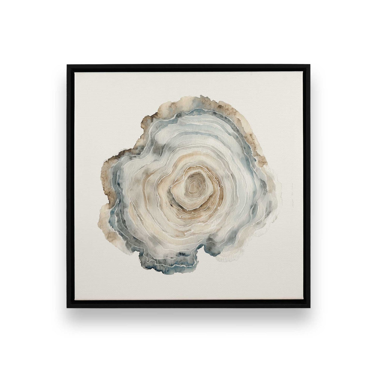 [Color:Satin Black], Picture of art in a Satin Black frame