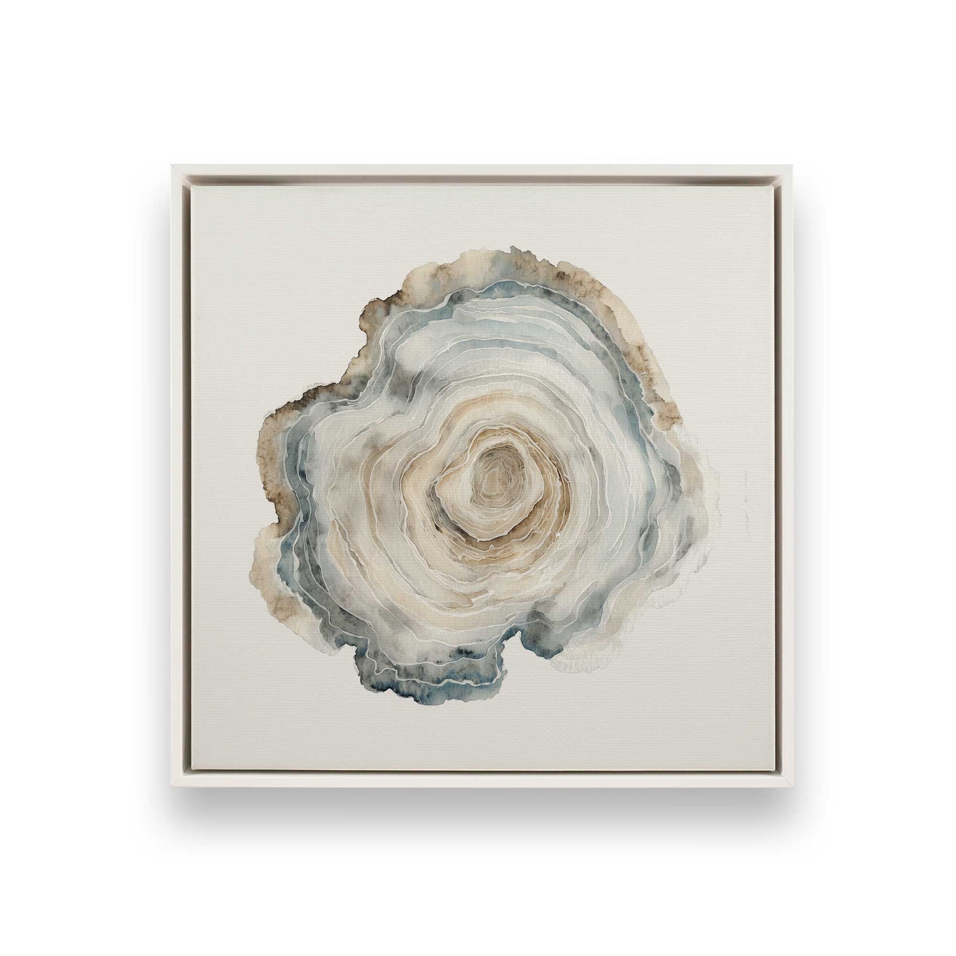 [Color:Opaque White], Picture of art in a White frame