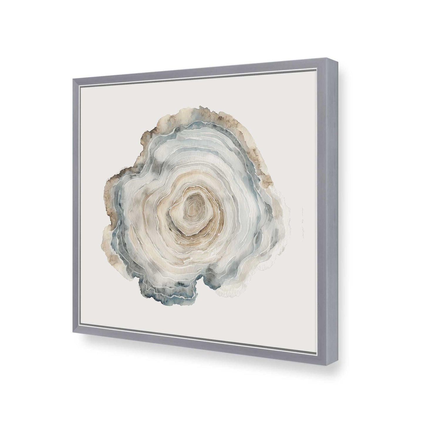 [Color:Polished Chrome], Picture of art in a Polished Chrome frame of the corner