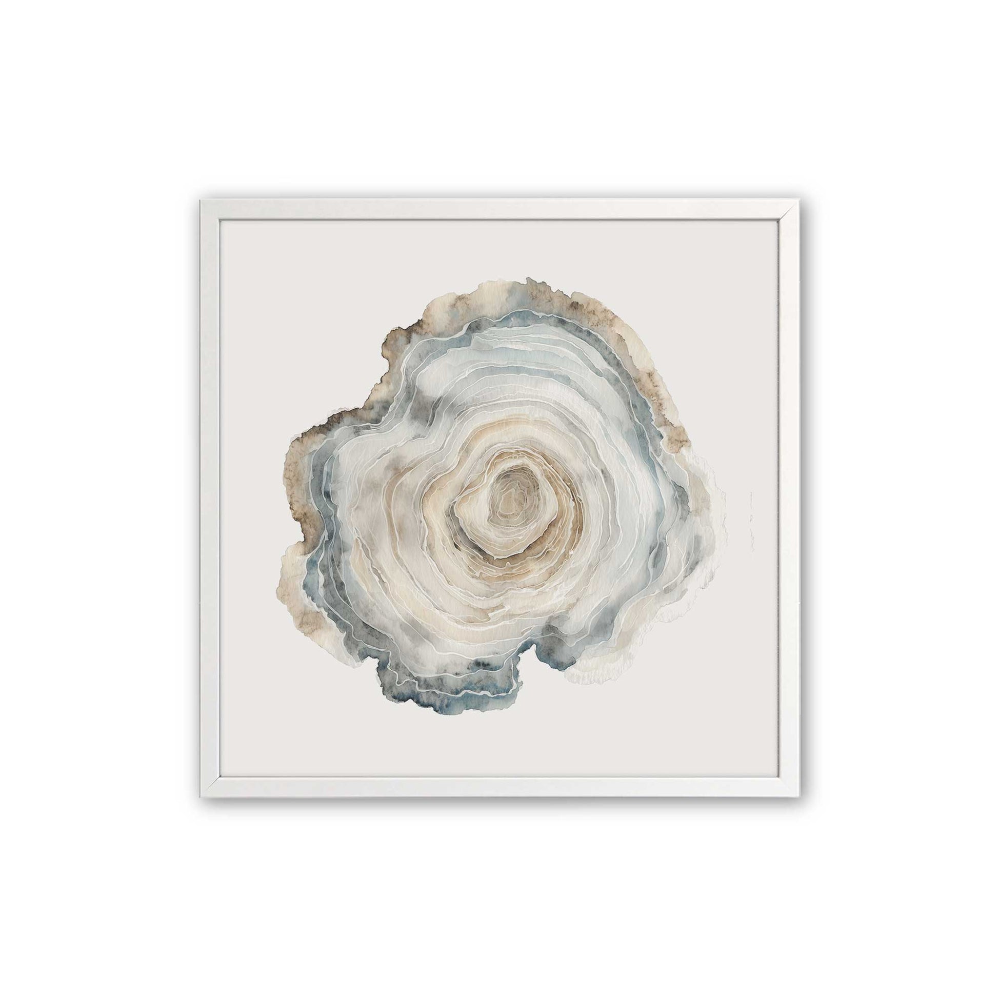 [Color:Opaque White], Picture of art in a Opaque White frame