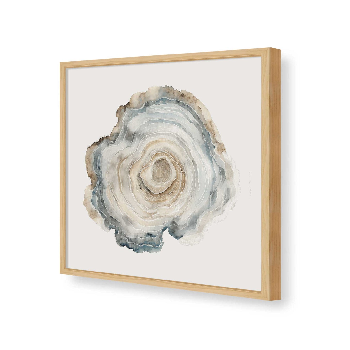 [Color:American Maple], Picture of art in a American Maple frame of the corner