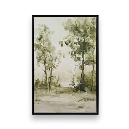 [Color:Satin Black], Picture of art in a Satin Black frame