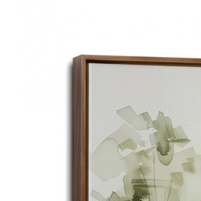[Color:Walnut], Picture of art in a Walnut frame at an angle