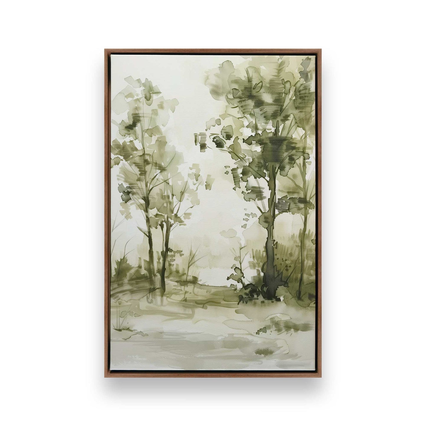 [Color:Walnut], Picture of art in a Walnut frame