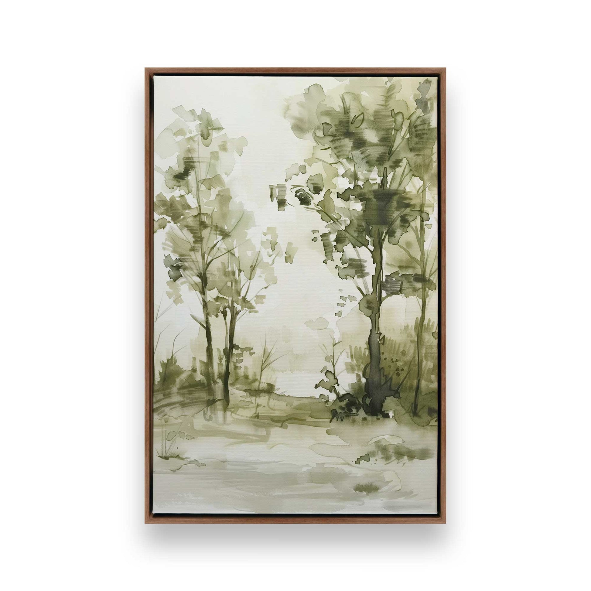 [Color:Walnut], Picture of art in a Walnut frame
