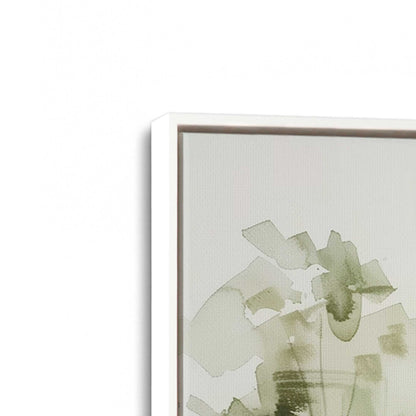 [Color:Opaque White], Picture of art in a White frame at an angle