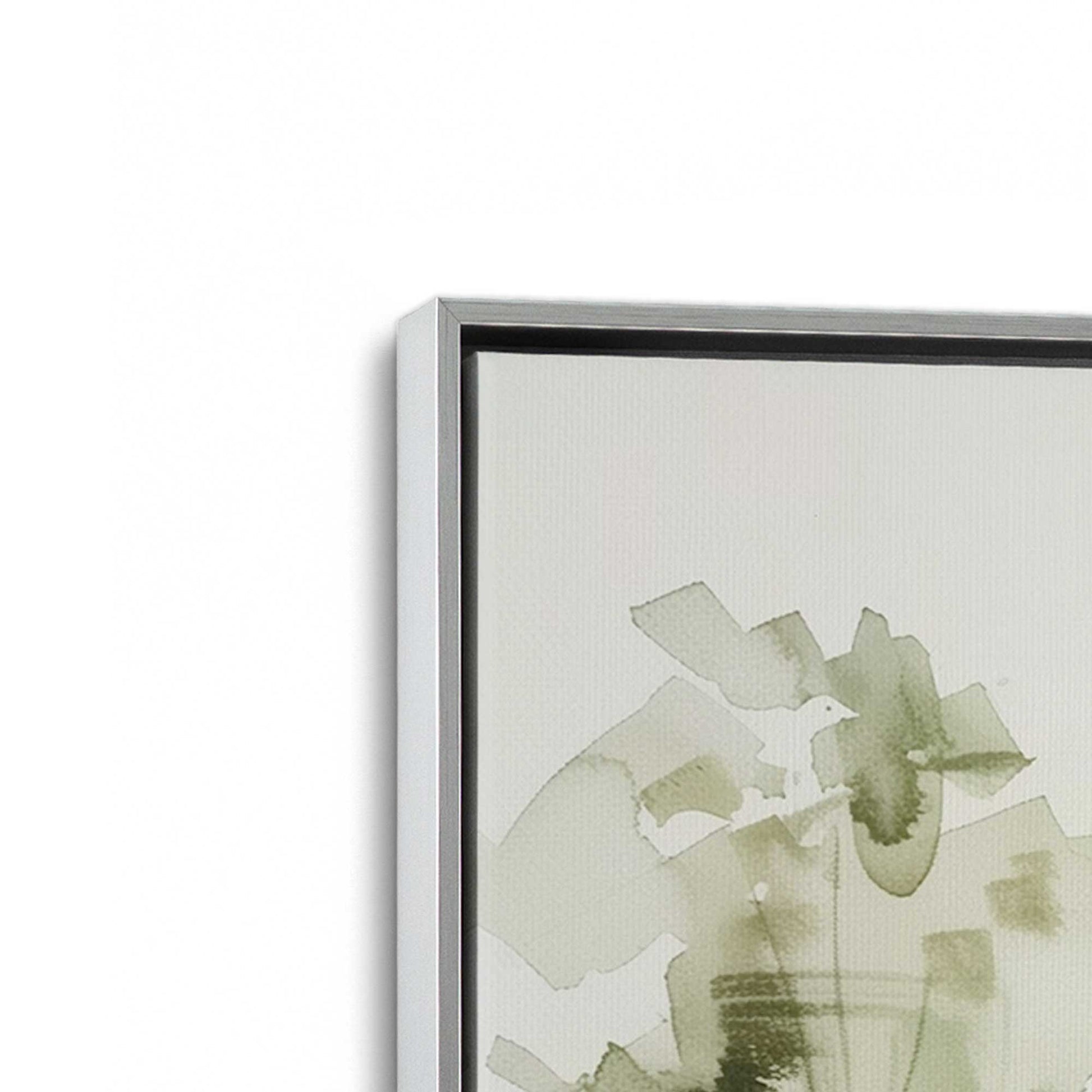 [Color:Polished Chrome], Picture of art in a Polished Chrome frame at an angle