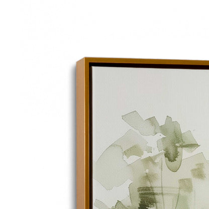 [Color:Polished Gold], Picture of art in a Polished Gold frame at an angle