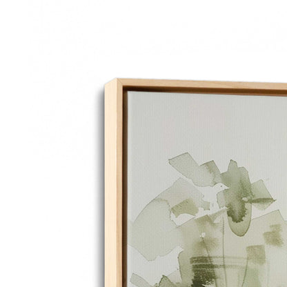 [Color:American Maple], Picture of art in a American Maple frame at an angle