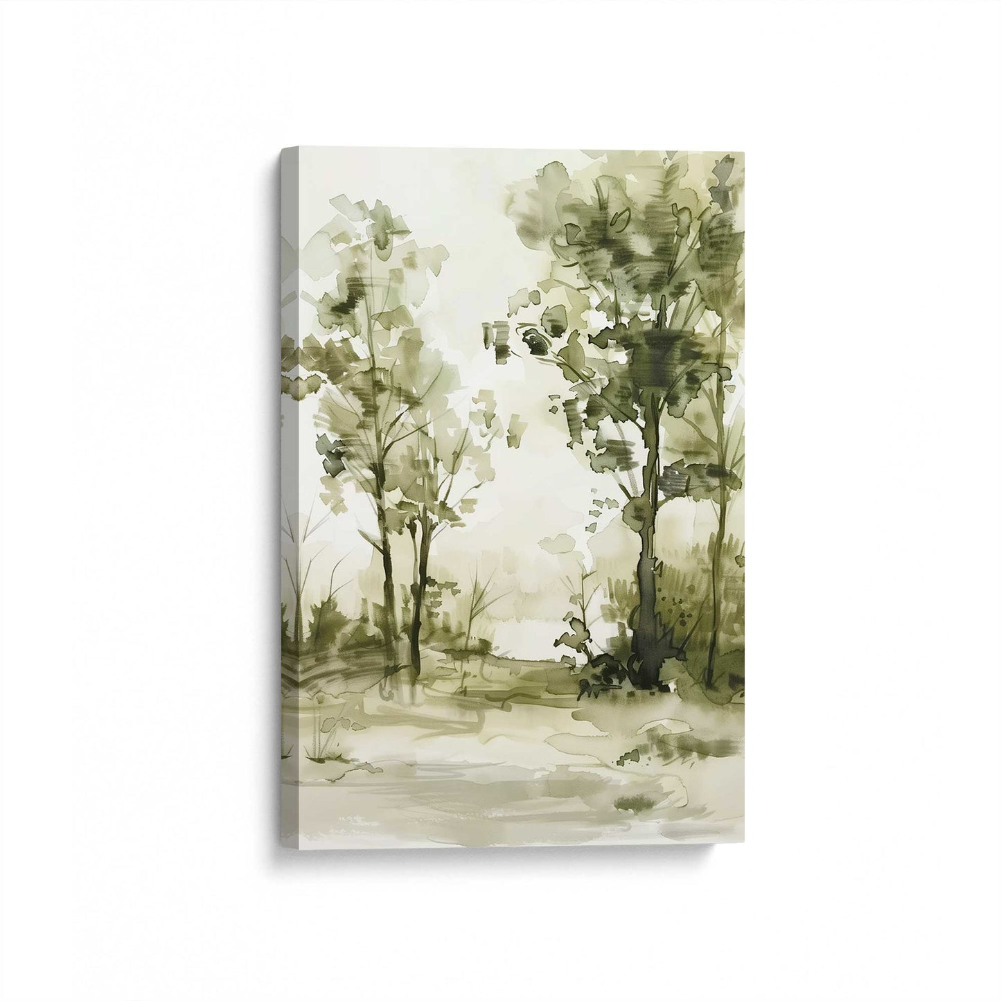 [Color:Stretched Canvas], Picture of art at an angle